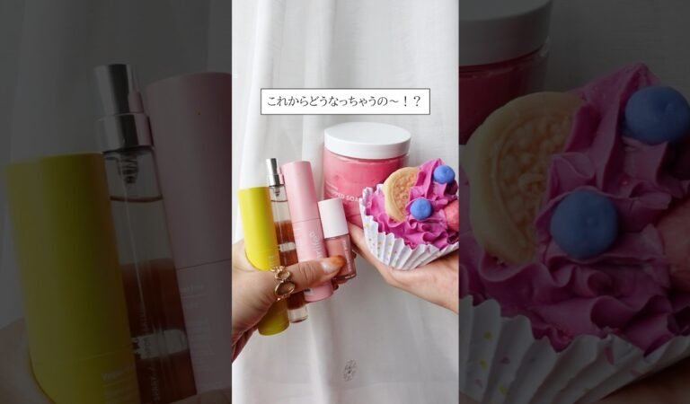 カラフルなコスメたちを少女漫画風に紹介